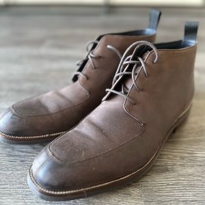 Cole Haan Men’s Wagner Grand Apron Chukka Boots - Brown - Size 9.5